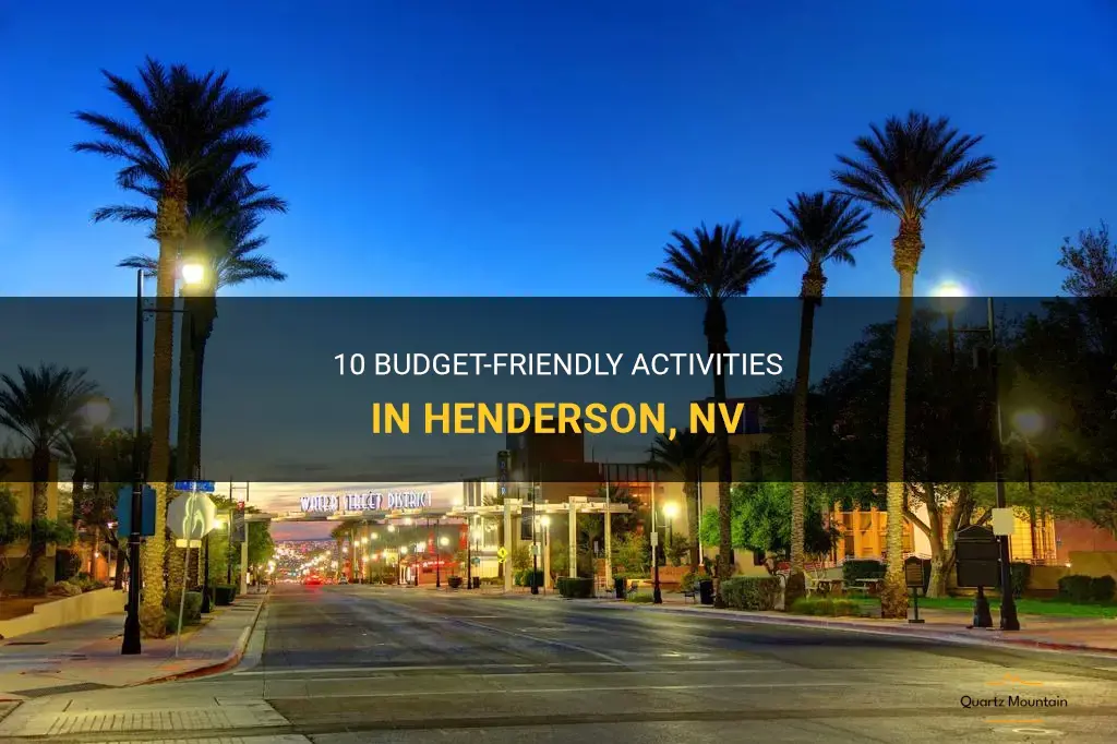cheap things to do in henderson nv