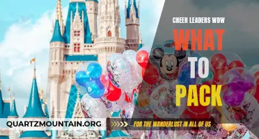 What to Pack for a Walt Disney World Cheerleading Trip: A Complete Guide