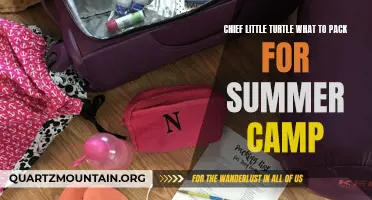 Getting Ready for Summer Camp: Chief Little Turtle's Packing Checklist