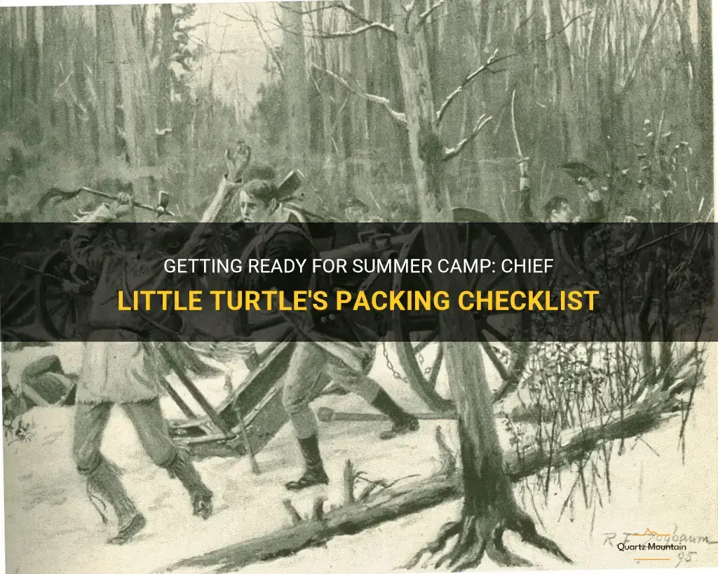 chief little turtle what to pack for summer camp