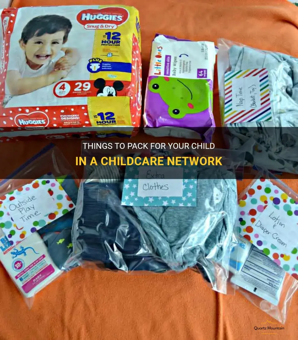 childcare network what to pack