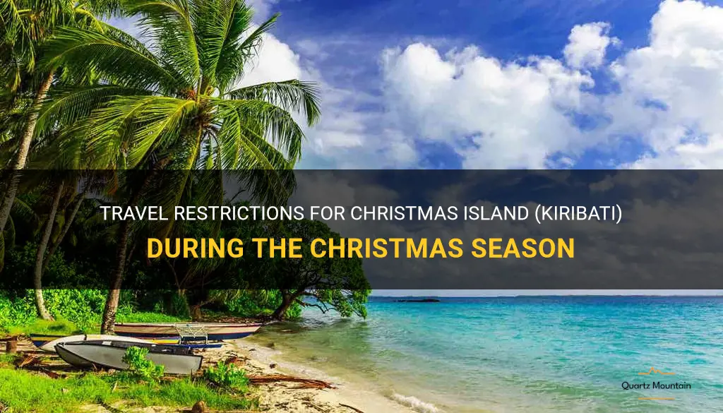 christmas island kiribati travel restrictions
