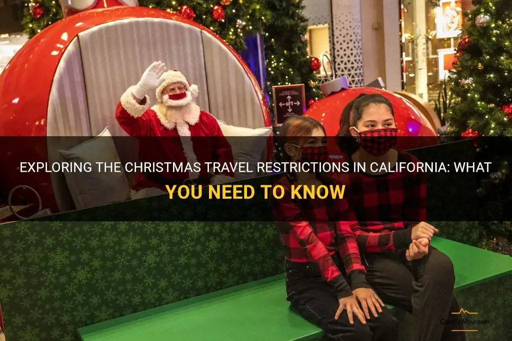 christmas travel restrictions california