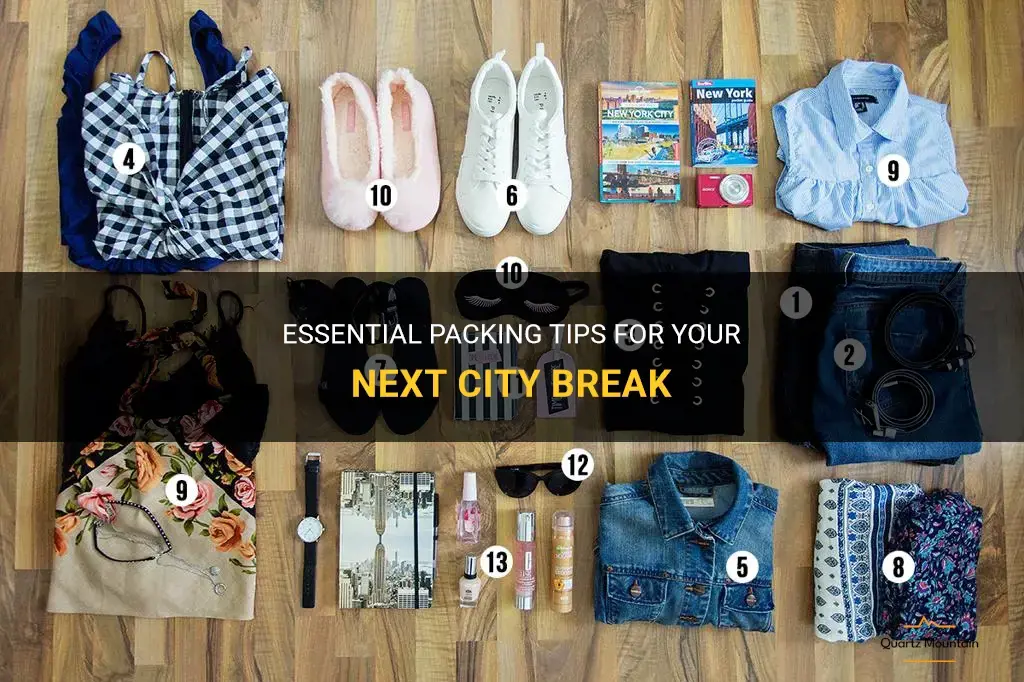 city break what to pack
