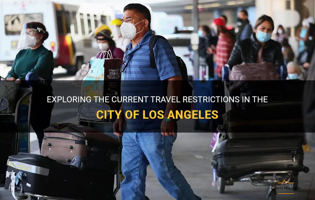 city of los angeles travel restrictions
