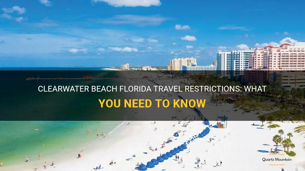clearwater beach florida travel restrictions