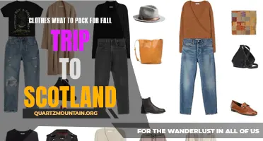 Packing Guide: Must-Have Clothes for a Fall Trip to Scotland