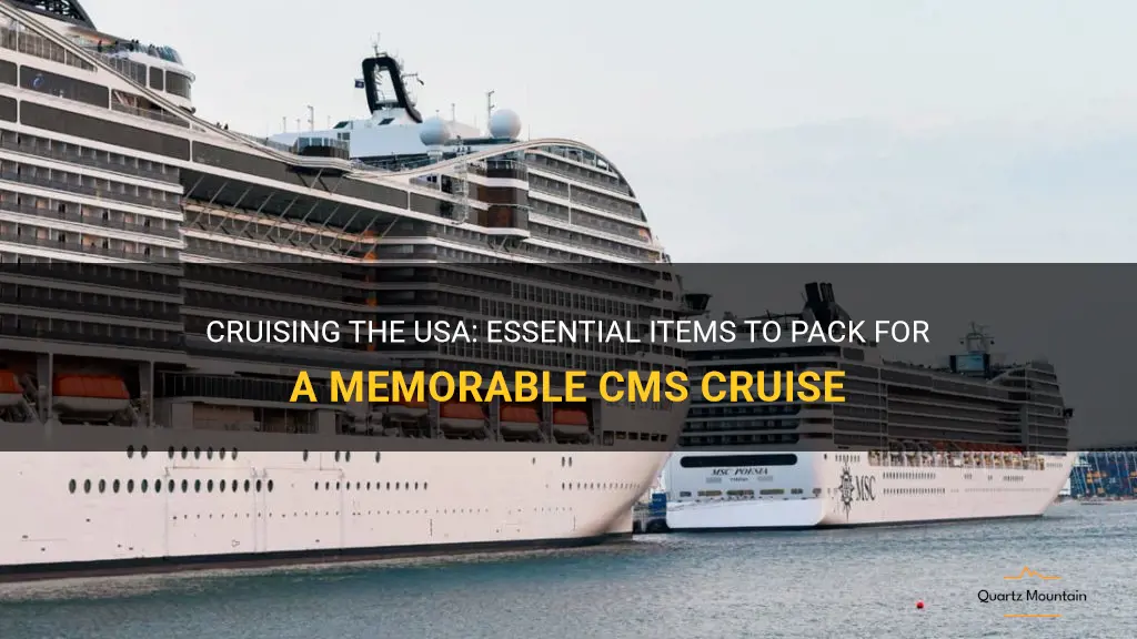cmsc cruise usa what to pack