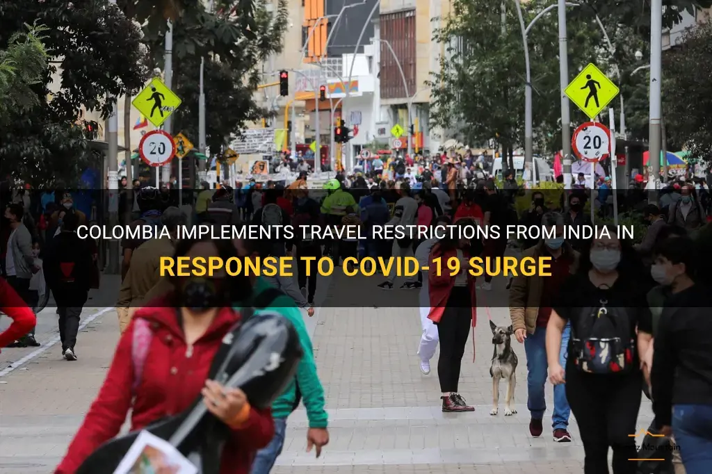 colombia travel restrictions from india