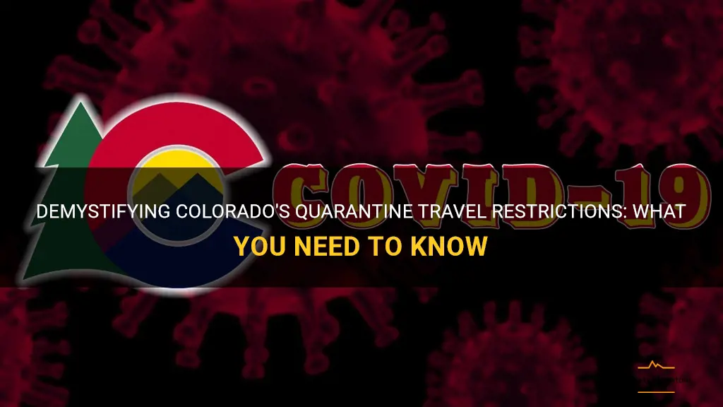 colorado quarantine travel restrictions