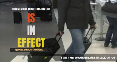 Why Commercial Travel Restriction is in Effect and What it Means for Travelers