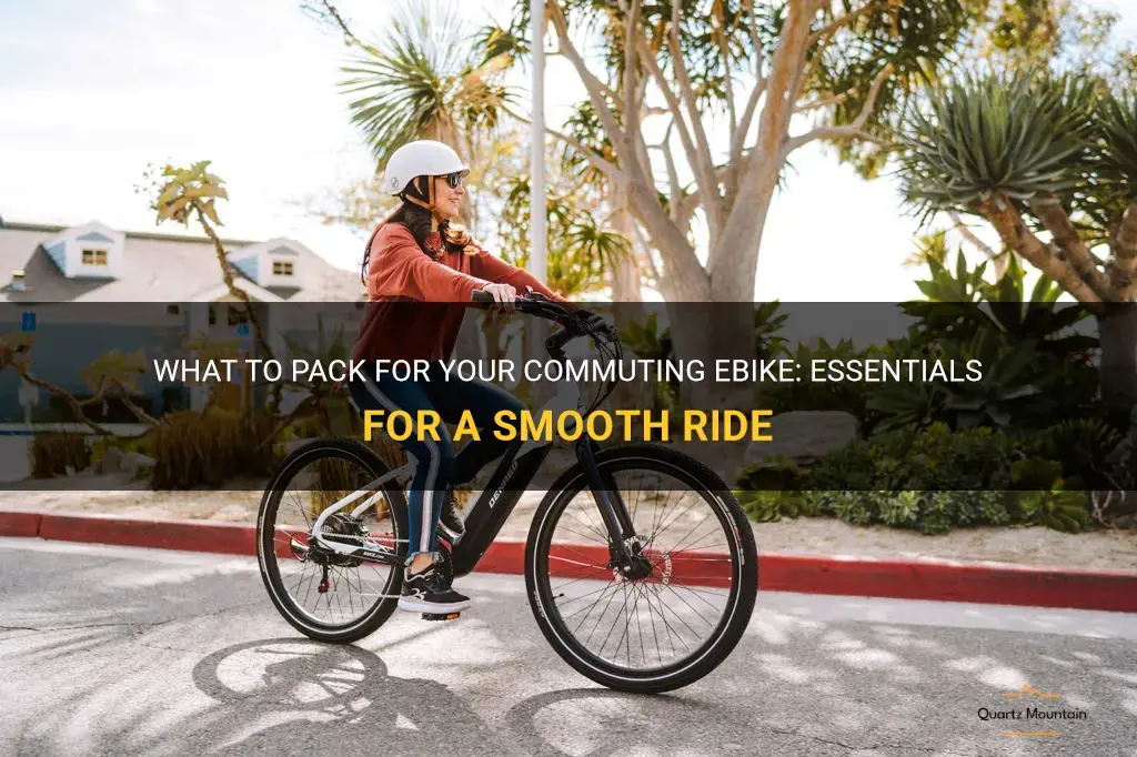commuting ebike what to pack
