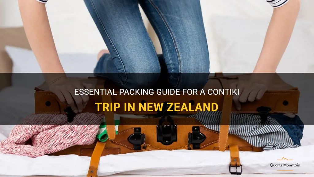 contiki what to pack new zealand