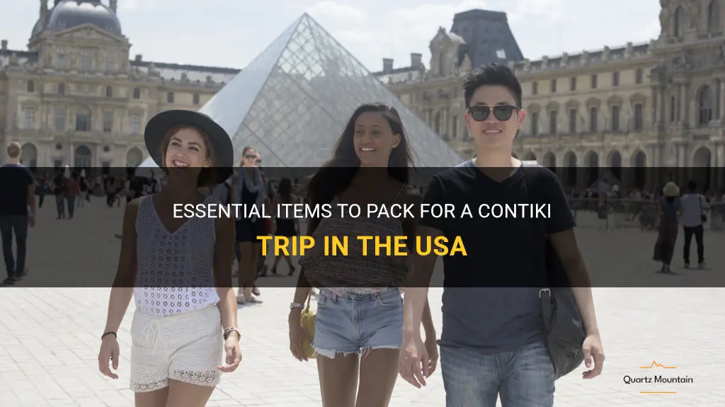 contiki what to pack usa