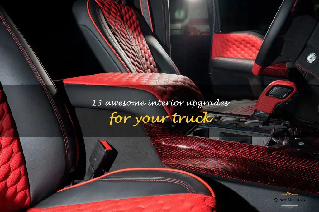 cool things to do to your truck interior