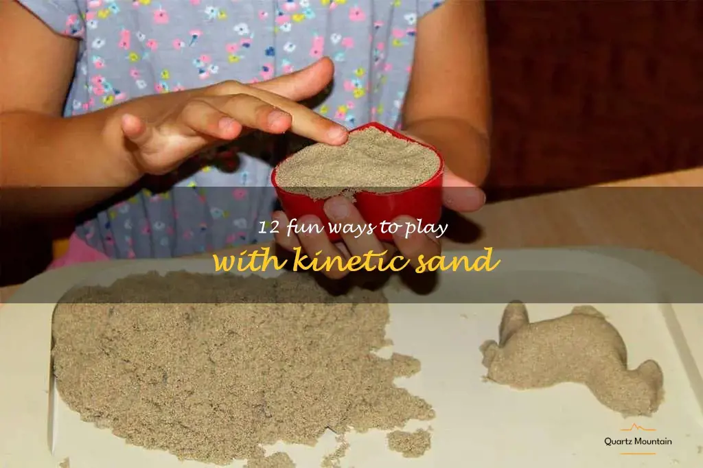 cool things to do with kinetic sand