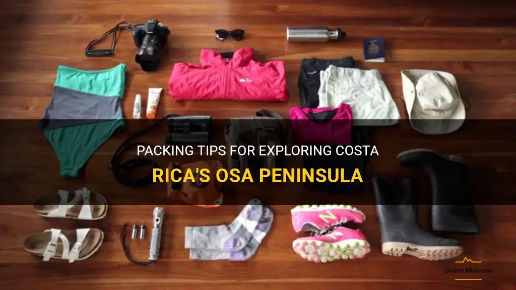 costa rica osa peninsula what to pack