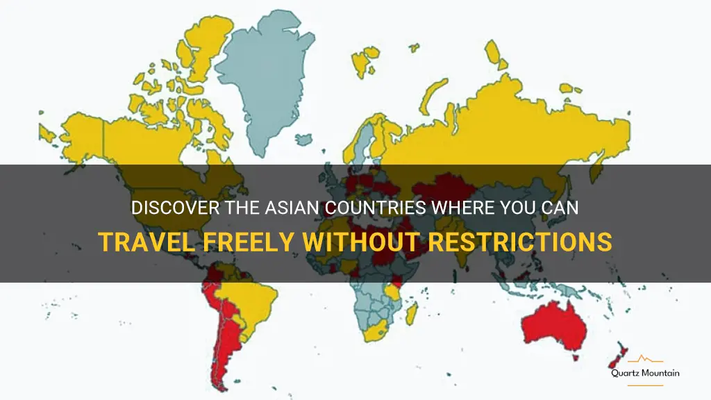 countries in asia with no travel restrictions