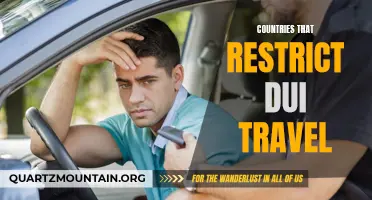 Countries that Restrict DUI Travel: Know Before You Go
