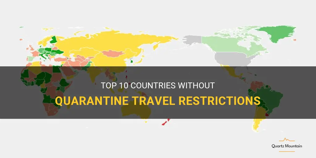 countries without quarantine travel restrictions