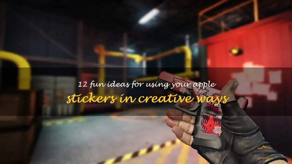 creative things to do with apple stickers