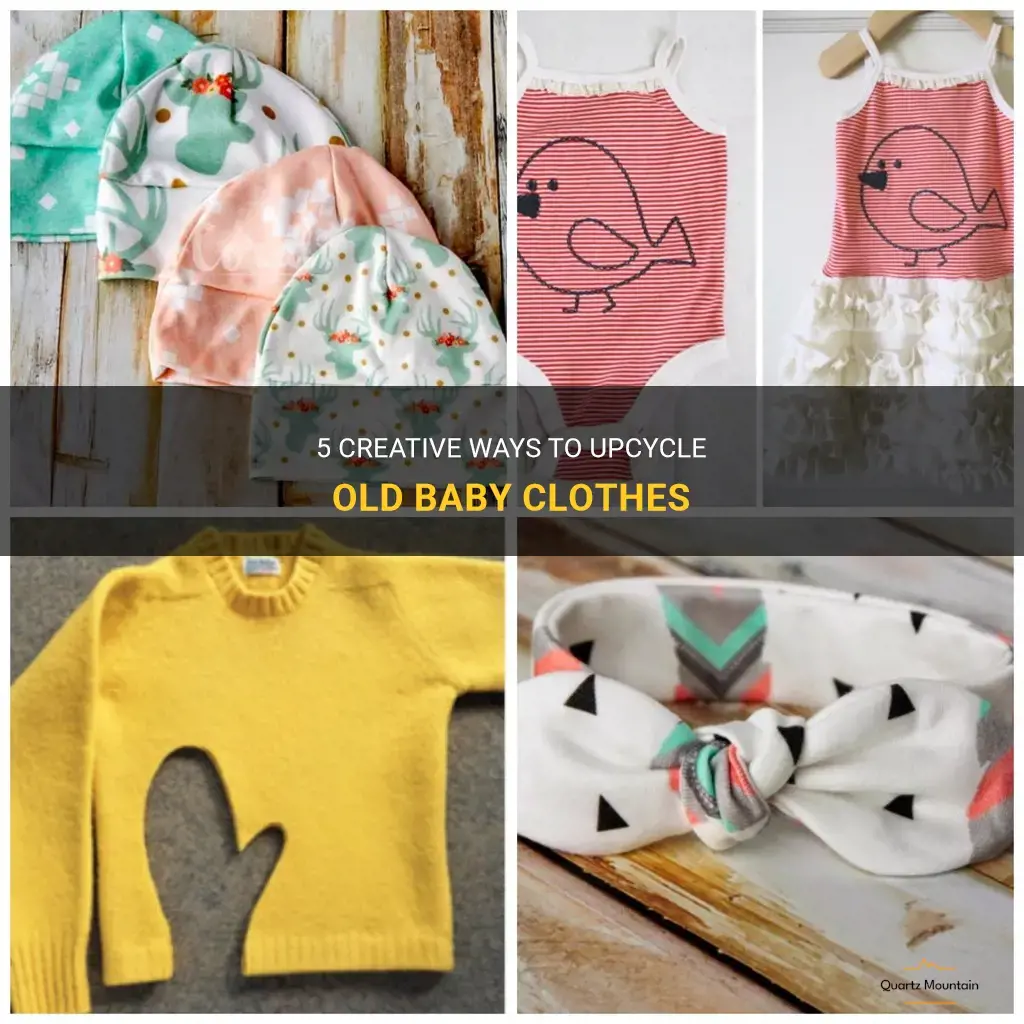 creative things to do with old baby clothes