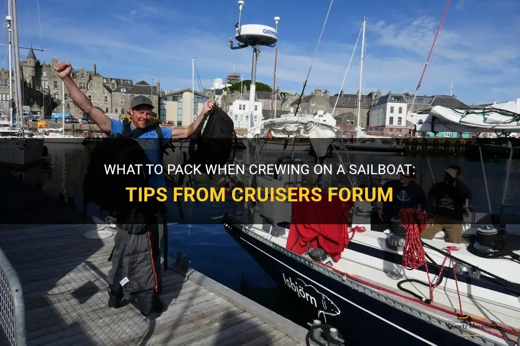 crewing on a sailboat what to pack cruisers forum