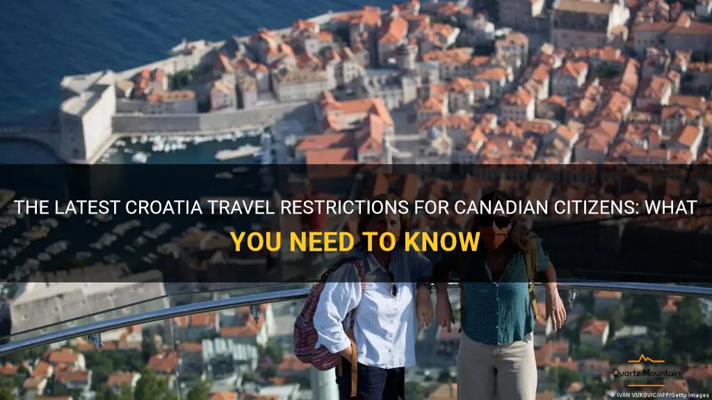 croatia travel restrictions canada