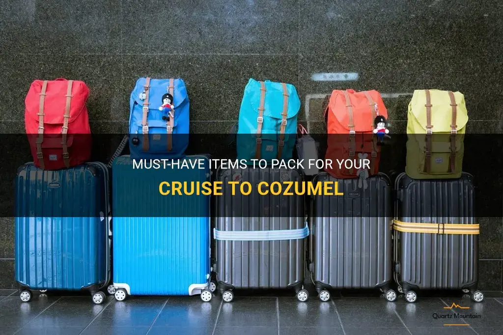 cruise to cozumel what to pack