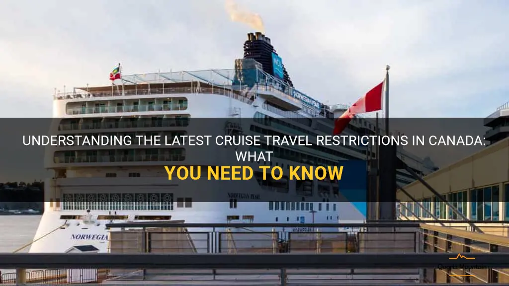 cruise travel restrictions canada