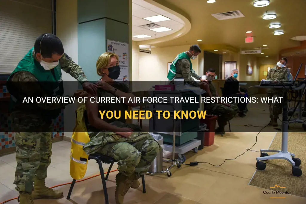 air force travel requirements
