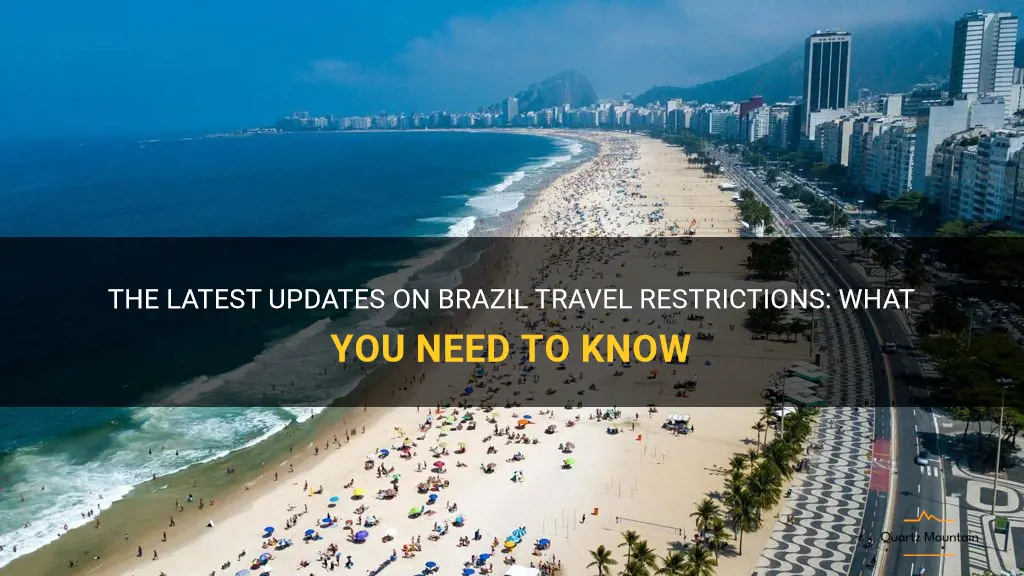 travel restrictions to brazil 2023