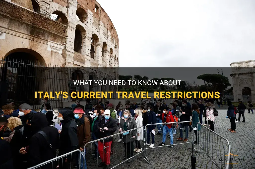 current italy travel restrictions