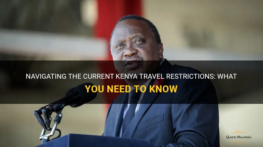 current kenya travel restrictions