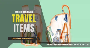 The Latest Restricted Travel Items: What You Can and Cannot Bring on Your Next Trip