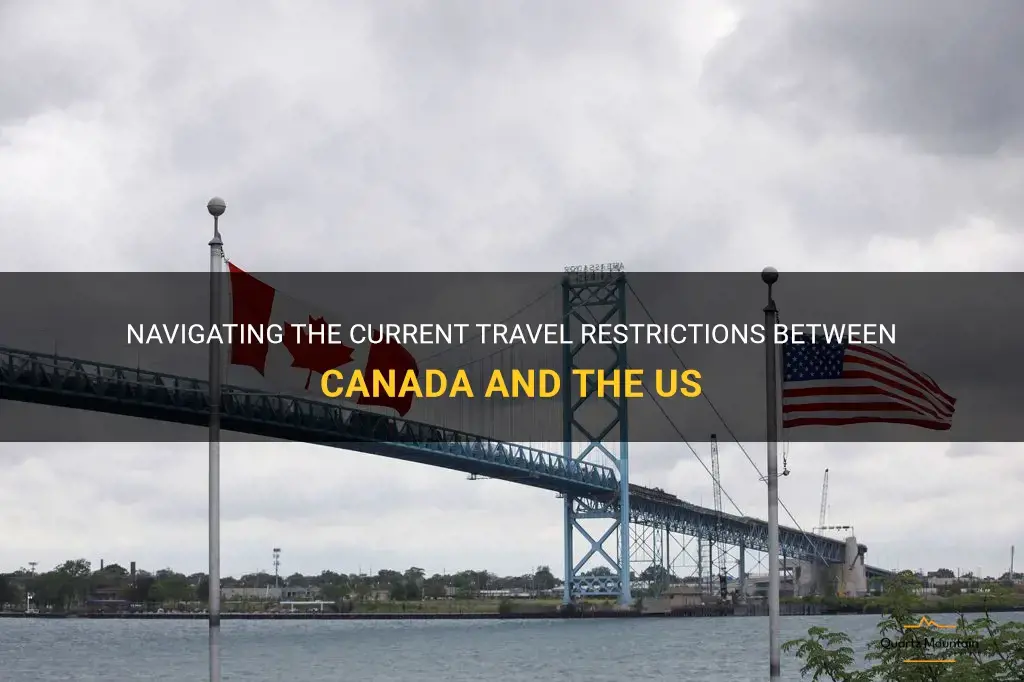 current travel restrictions between canada and us