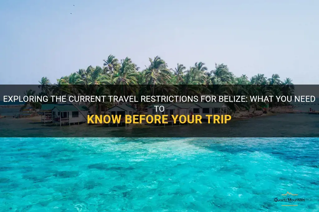 current travel restrictions for belize