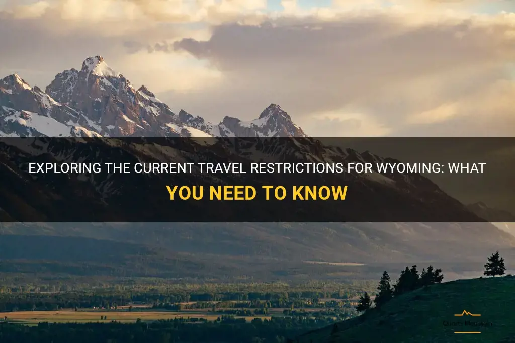 current travel restrictions for wyoming