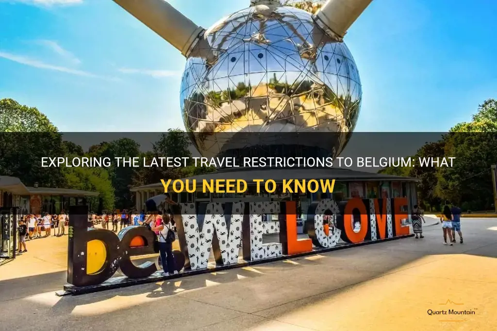 current travel restrictions to belgium