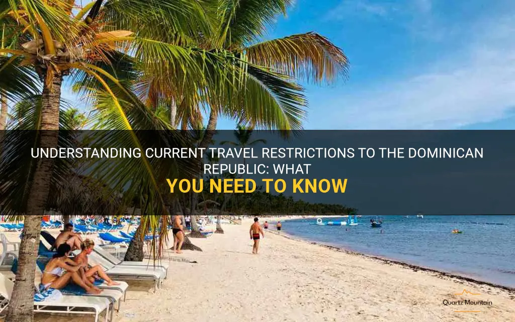current travel restrictions to dominican republic