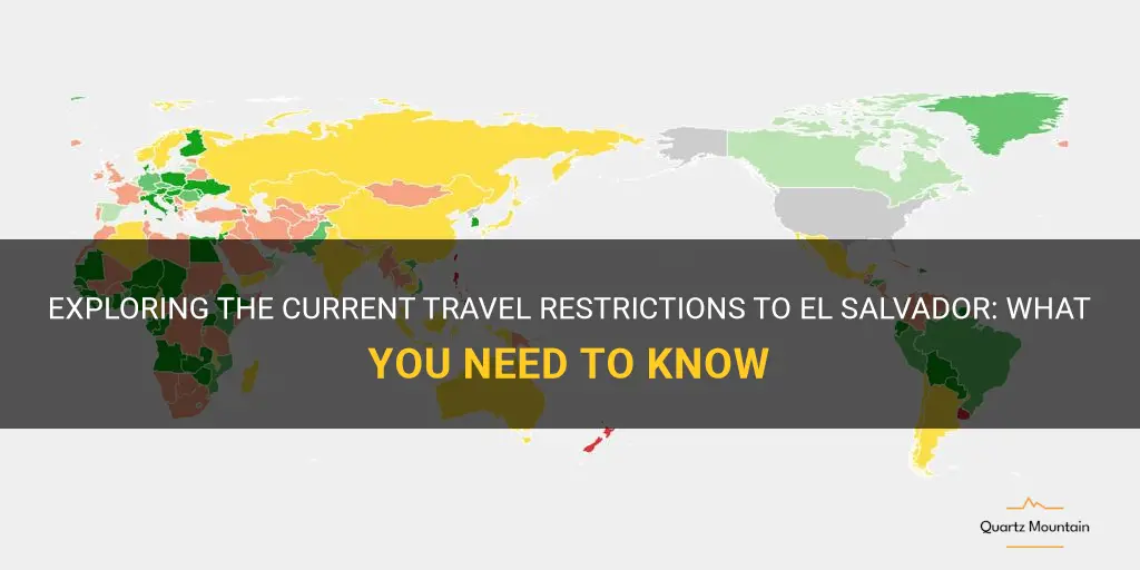 current travel restrictions to el salvador