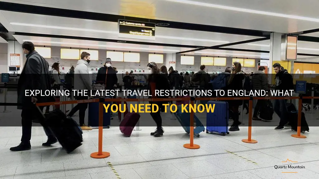 current travel restrictions to england