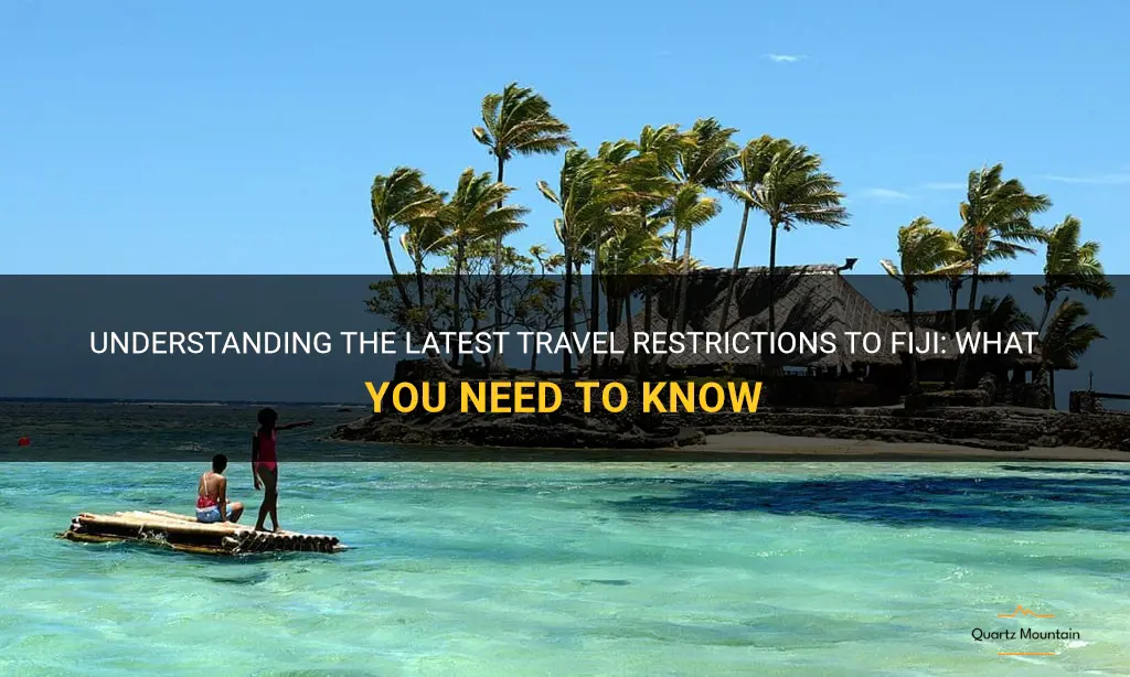 current travel restrictions to fiji