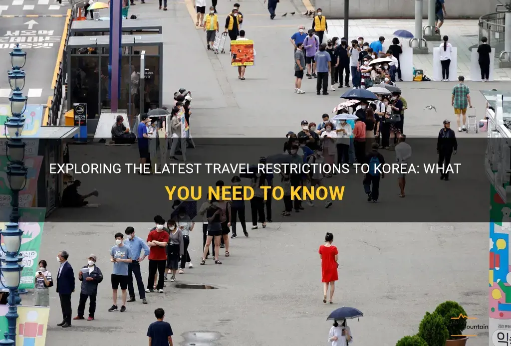 current travel restrictions to korea