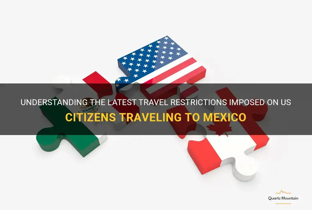 current travel restrictions to mexico from us