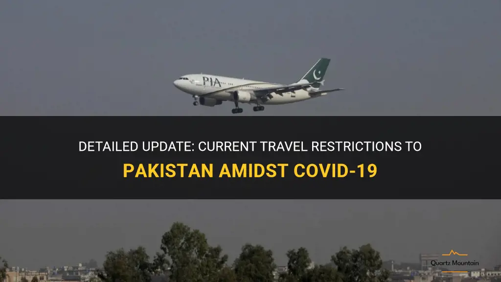 current travel restrictions to pakistan