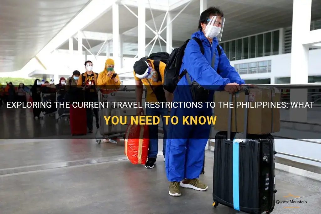 current travel restrictions to philippines