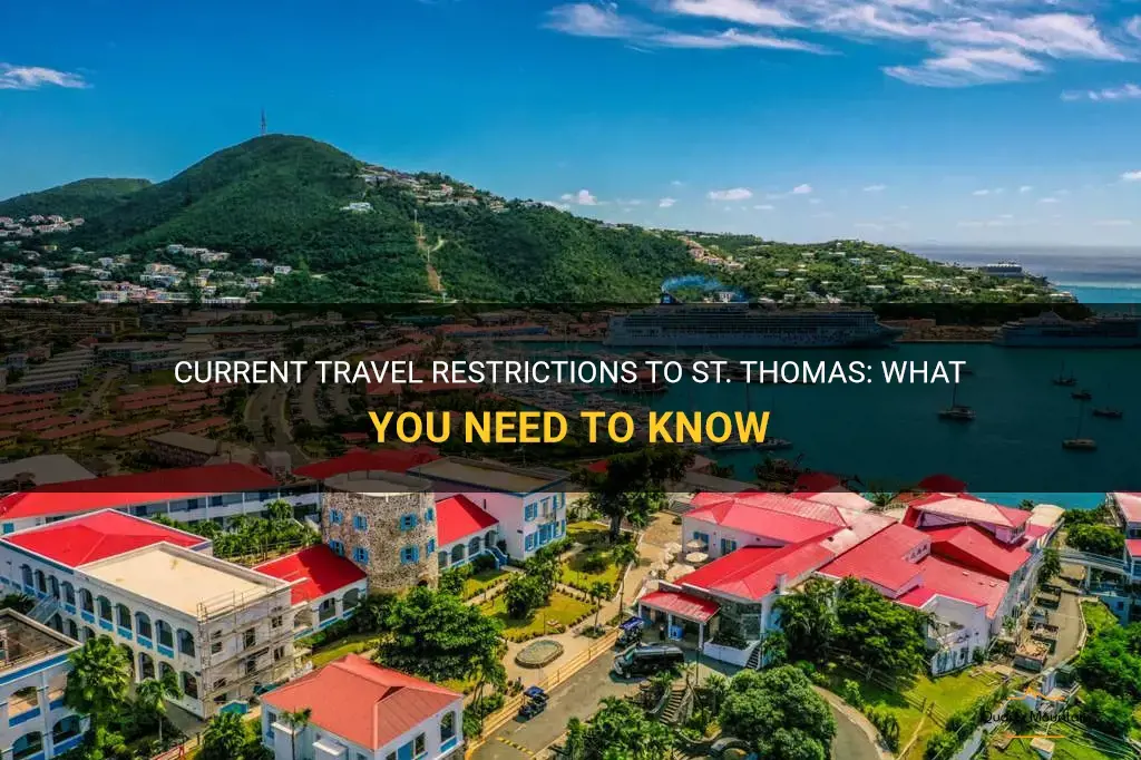 current travel restrictions to st thomas