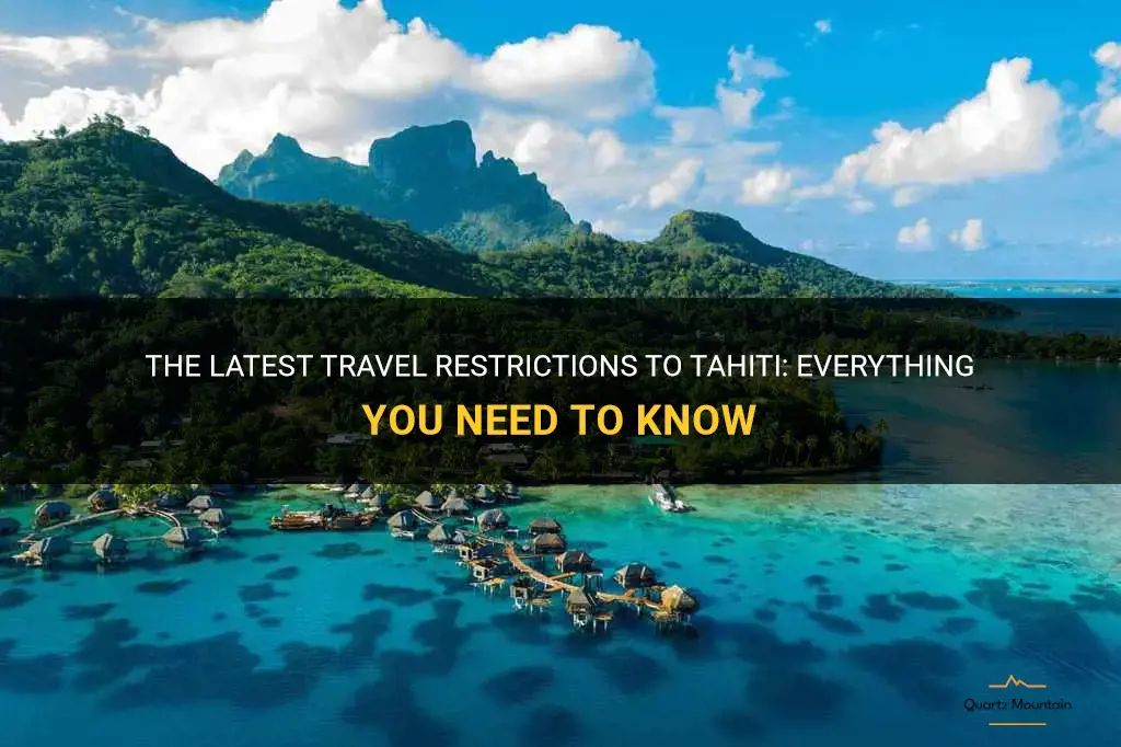 current travel restrictions to tahiti