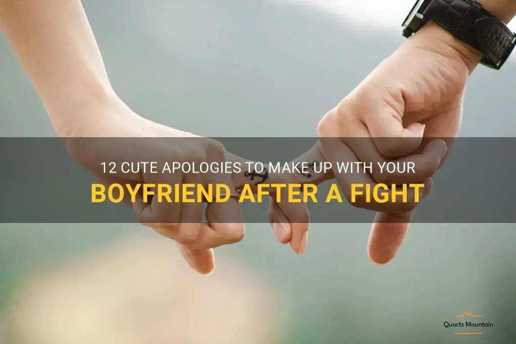 cute things to do for your boyfriend after a fight